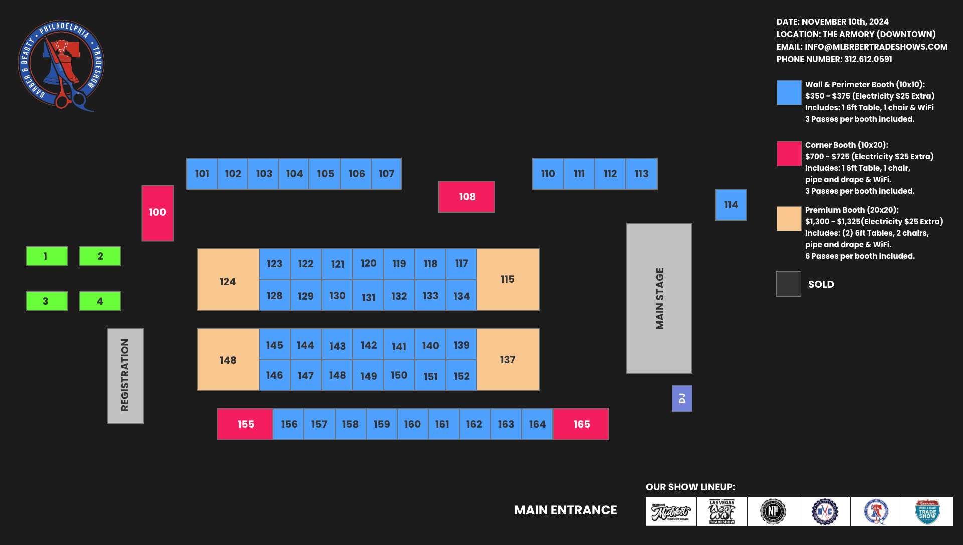 Tri-State Barber Connection floor plan
